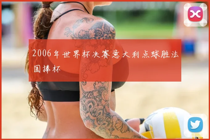 2006年世界杯决赛意大利点球胜法国捧杯